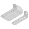 TSSS 20pcs 80x28mm Multi-Hole Angle Corner Braces, Stainless Steel 201
