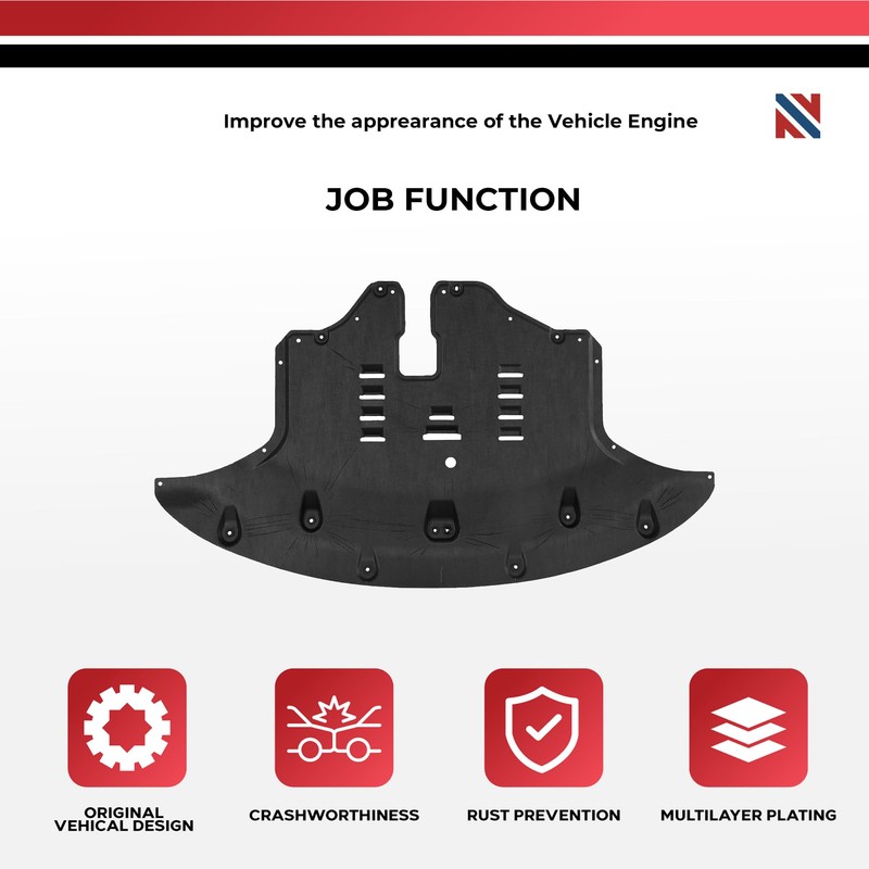 Next AutoPart New Engine Splash Shield Compatible with Kia 2016-2020