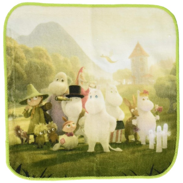 Marushin 1405021500 Moomin Hand Towel, Approx. 7.9 x 7.9 inches