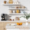 Forbena White Floating Shelves for Wall 36 Inches Long, Modern