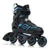 PAPAISON Boys Inline Skates Ages 5-8 8-12, Adjustable Size Beginner