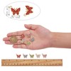 COGCHARGER Pack of 25 Butterfly Rhinestone Charm Pendants Colourful Alloy