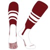 PEAR SOX OTC Baseball Softball Stirrup Socks (B, 7in) Cardinal,