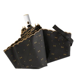 Folding Umbrella, Sun Umbrella, UV Protection, 100% Light Blocking, Foldable, Women's, Rain Umbrella, Large, One-Touch Automatic Open and Close, Sun or Rain, UV Protection, Compact, Durable, 8 Ribs,