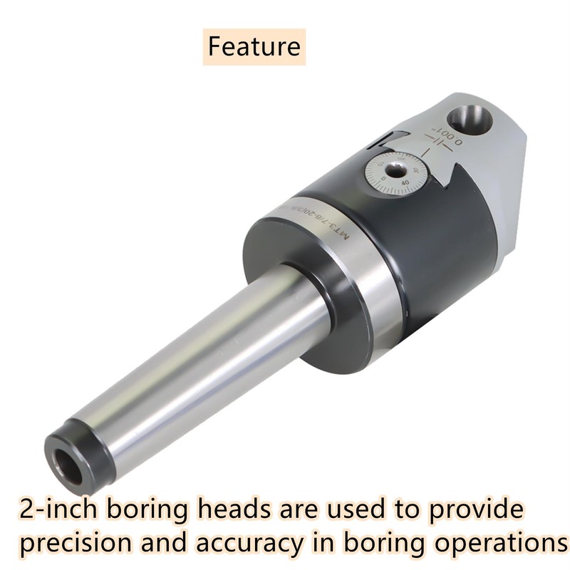 GXYWADY 2 Inch Boring Head and MT3 Bar Tool Set