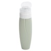 Empty Dispenser Bottle Silicone Refillable Container Shampoo Body Wash Travel