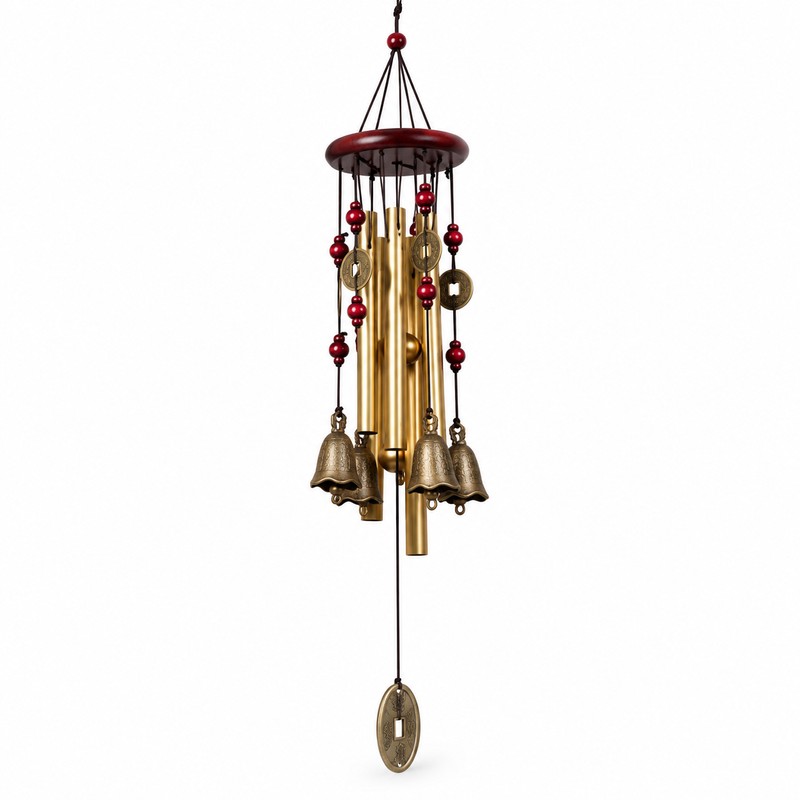 Large Metal Wind Chimes – Church Bell Style Hanging Wind