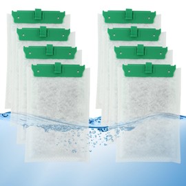 RVXlRDN 8 Pack Medium Replacement Filter Cartridges Compatible with Tetra Whisper Bio-Bag Filters for TetraFauna ReptoFilter 20 gallons (90 GPH) and Tetra Whisper Filters 10i/IQ10/PF10