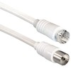 Goobay 11830 SAT Antenna Adapter Cable (<70 dB), 2X Shielded,