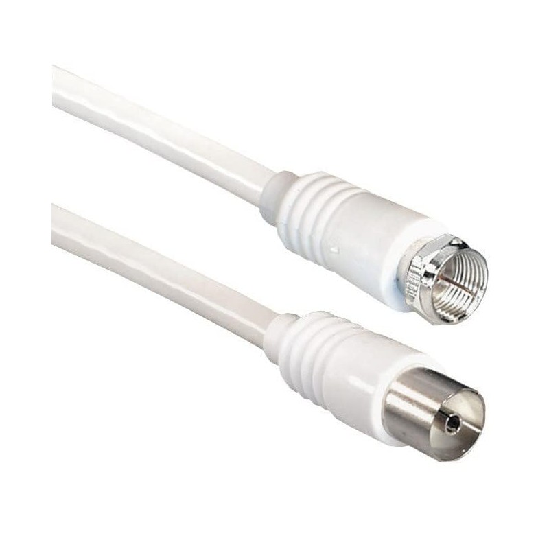 Goobay 11830 SAT Antenna Adapter Cable (<70 dB), 2X Shielded,