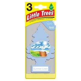 Little Trees Summer Linen Hanging Type Air Freshener 3 – Paks (Pack of 3)