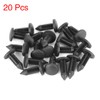 X AUTOHAUX 20pcs 5mm Hole Dia Plastic Bolt Rivets Fastener
