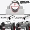 Blütezeit 8-inch Rolling Gate Wheels, Double U-Bolts Heavy Duty Gate