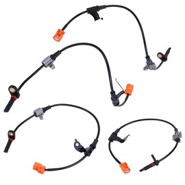 Slakerbe 4 Pcs ABS Wheel Speed Sensor Compatible with Acura TSX 2004 2005 2006 2007 2008 L4 2.4L Sedan, 57475SEA013 57450SDC013 57455SDC013 57470SEA013 Front Rear Driver and Passenger Side