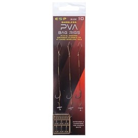 ESP Pva Bag Rigs Barbless: 10