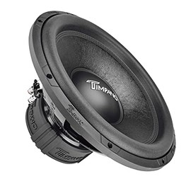 TIMPANO 10" Sub D4 1500 Watts Max Power Dual 4 Ohm, 10 Inch Car Subwoofer 16 mm Xmax, TPT-T1500-10 D4, 2.6 in Voice Coil, Double Stacked Magnet Sub Woofer for Car Audio Systems (Single)
