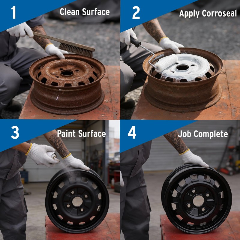 Corroseal-82320 Water-Based Rust Converter Metal Primer, Rust Converter - 1