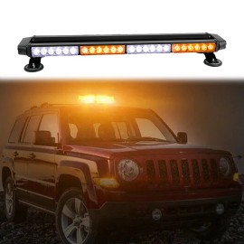 Dreamizer For Jeep Gladiator Compass 54 LED Rooftop Strobe Light Bar Emergency Warning Kit