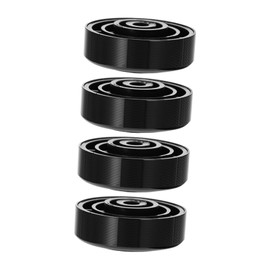 KICHOUSE Speaker Feet Pads High Damping Aluminum Alloy Vibration Feet Set of 4 30mm Diameter 11mm Height