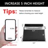 MYMULIKE Bed Risers 5 Inch Heavy Duty, Oversized Furnitures Risers