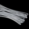 DGZZI 50PCS 17x0.25cm Transparent Plastic Luggage Tag Lanyard ID Tag