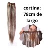 Splash Extensiones Cabello Natural + Kanekalon Con Pinza, Grapas