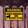 Lagotto Romagnolo Sign Warning Security System Door Sign Dog Sign