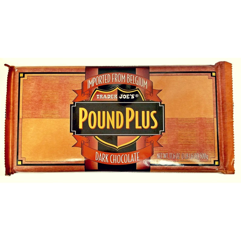 Trader Joe's Pound Plus GIANT Belgian Dark Chocolate Bar -