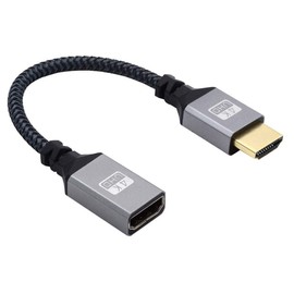 cablecc Câble d'extension HDMI 1.4 Type A mâle vers femelle A connecteur Droit 90 degrés Compatible HDTV 4K 60Hz 3D
