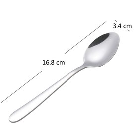 Zerdyne 12 Pieces Stainless Steel Small Dessert Spoon