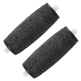 Velvet Smooth 2 Pack Electric Exfoliate Remover Replacement Roller Head Diamond Refill Extra Replacement Parts Exfoliating Ultra Coarse Black Convenient Design