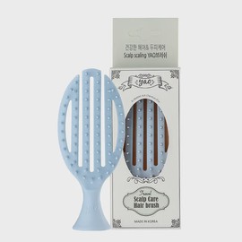 Yao Hairbrush [Scalp Care Travel Ash Blue] Travel Shampoo Comb Scalp Massage Detangler / 야오 헤어브러쉬 [스칼프케어트래벌 애쉬블루] 여행용 샴푸빗 두피마사지 디탱글러