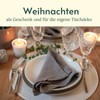 BewusstGrün® 6 Premium Fabric Napkins Linen + Folding Instructions I