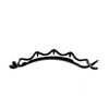 1 x hair clip wave approx. 11 cm long and