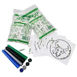 Purize 200 Activated Carbon Filter (2 x 100 Xtra Slim) Set Conetube and 1 of 5 TF Stickers