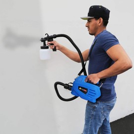 PaintMax Portable Handheld Electric 650W Paint Sprayer Gun with 3 Different Spray Pattern & 800ml Detachable Container, HVLP System & Quick Refill Lid