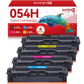 054H 054 Toner Cartridge Set Compatible for Canon 054H High Capacity Toner