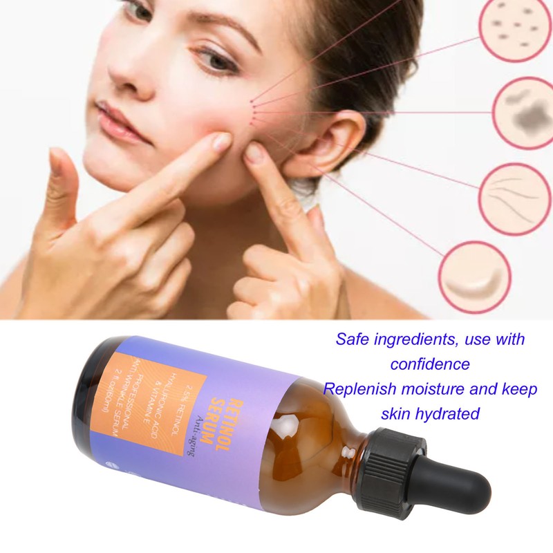 Retinol Serum 60ml Moisturizing Fine Skin Lighten Fine Lines Hydrating