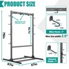 EVERHANGER Freestanding Bike Stand Rack with Adjustable Hooks, Vertical Bike