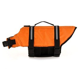 TESOON Pet Dog Saver Life Vest Coat Flotation Float Life Jacket Aid Buoyancy