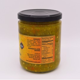 Santa Fe Seasons, Salsa Fire Roasted Green Chile, 16 Ounce