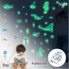 Copeflap Dinosaur Fish Glow Glow in the Dark Stickers, Luminous