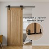 FLYVLIEG Sliding Closet Door Floor Guide for Double Bypass Door,