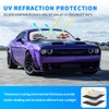 Car Windshield Sun Shade with Unique Logo Compatible for Dodge