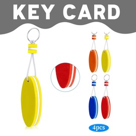 Pack of 4, protects small items such as keys, boat accessories, key fob, floating key fob, suitable for various water sports