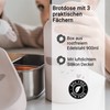 kikadu Lunch Box Rabbit Rosé – Children's Tableware, BPA-Free, with