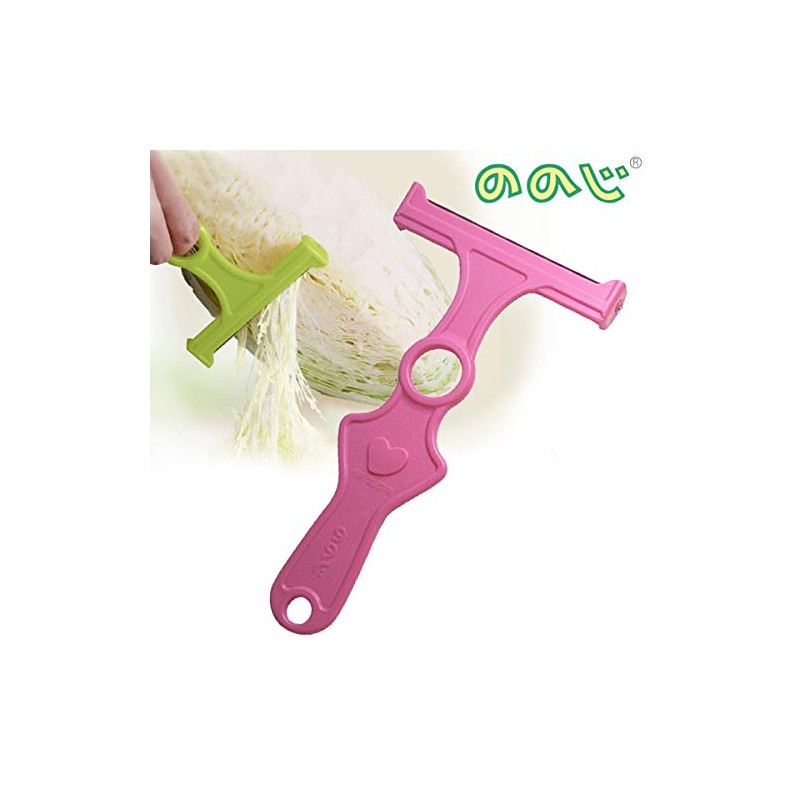 Noji Peeler, Cabbage Peeler, Light b, Pink, CBP-02Pb | Julienne