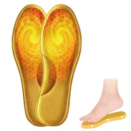 Heated Insoles, Foot Warmer Insoles, Foot Warmer, Self-Heating Insoles, Reusable Sole Warmer, 100% Natural Heat for Skiing, Camping, Hiking (EU 37-38)
