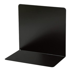 Sonic DA-7164-D Bookend with Magnet, L-Shaped, Wide, 1 Piece, Black
