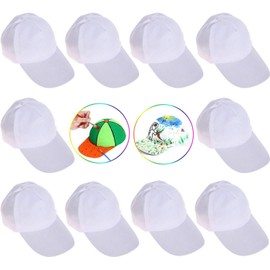 B bangcool DIY Kids Baseball Caps Hats - White DIY Creative Painting Polyester Sun Hat Sports Cap for Kids